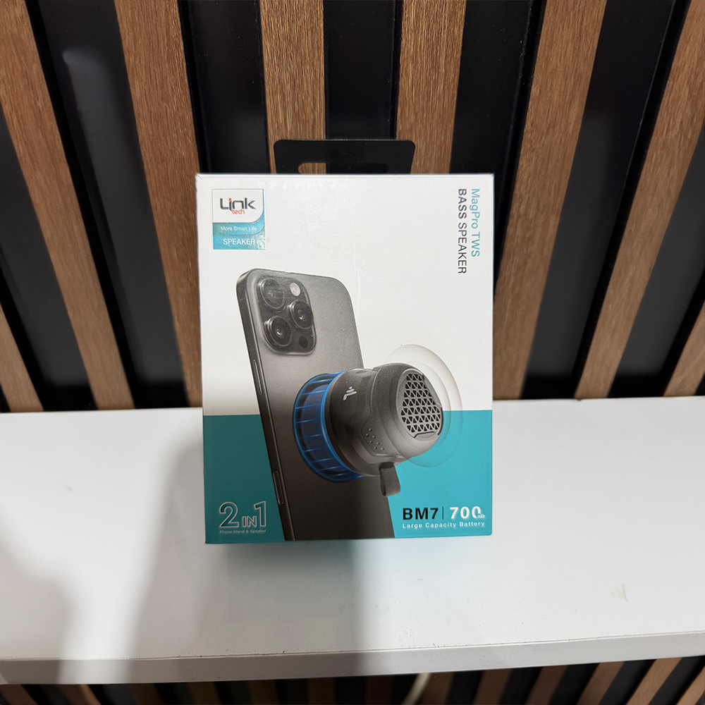 BM7 MagSafe Uyumlu Bluetooth Hoparlör & Telefon Standı – IPX6, 700 mAh
