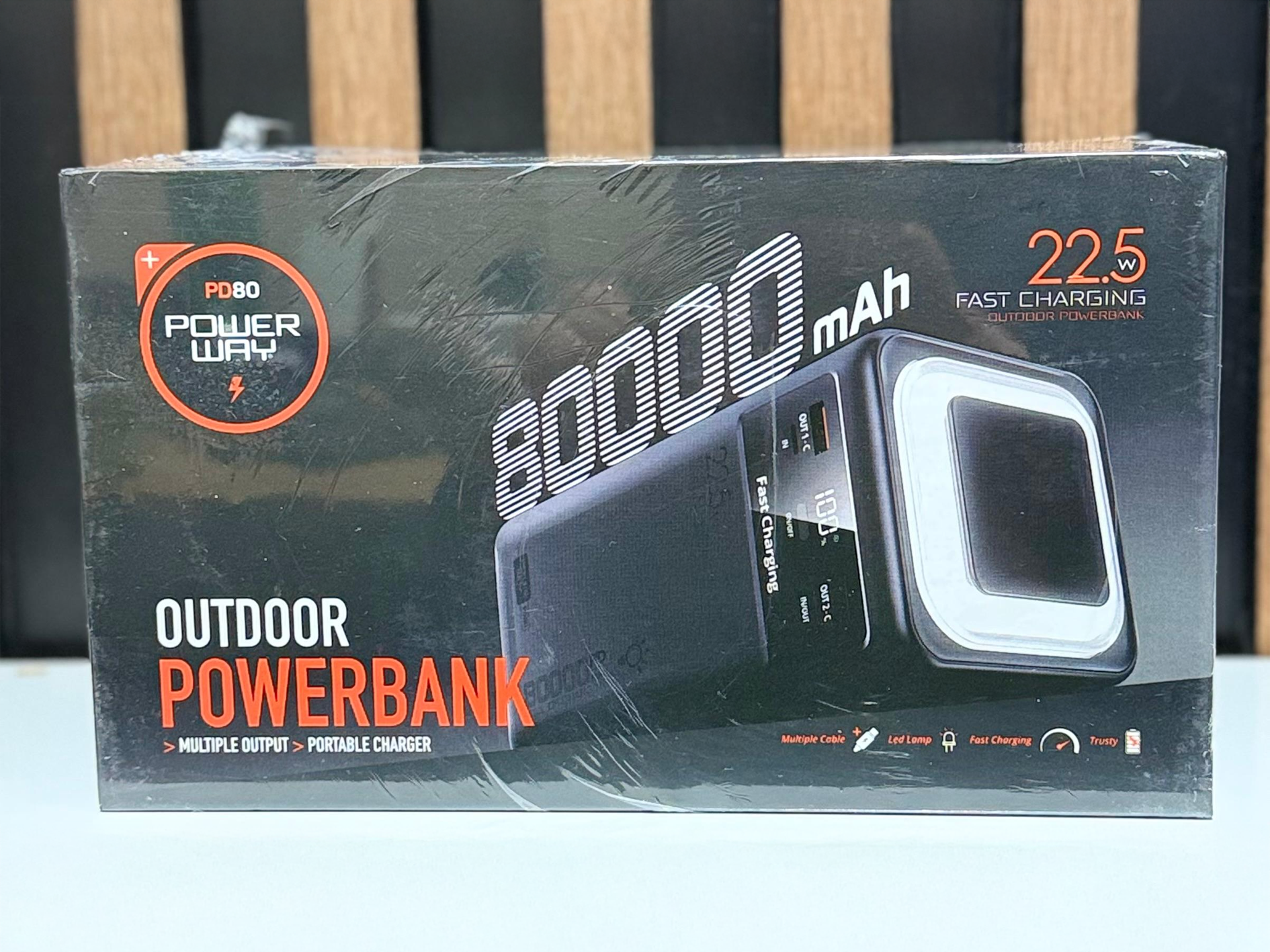 80000 mAh Taşınabilir Powerbank – 22.5W Hızlı Şarj & Çoklu Çıkış